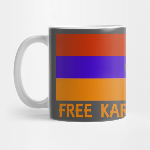 Free Karabakh - Orange by armeniapedia